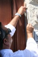 Front entrance mezuzah