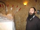 Tired but happy, the Rabbi looks at the "living waters" of the mikvah! Tired but happy, the Rabbi looks at the "living waters" of the mikvah!