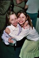 Devorah Leah Schanowitz and Mushkie Harlig share a happy smile Devorah Leah Schanowitz and Mushkie Harlig share a happy smile
